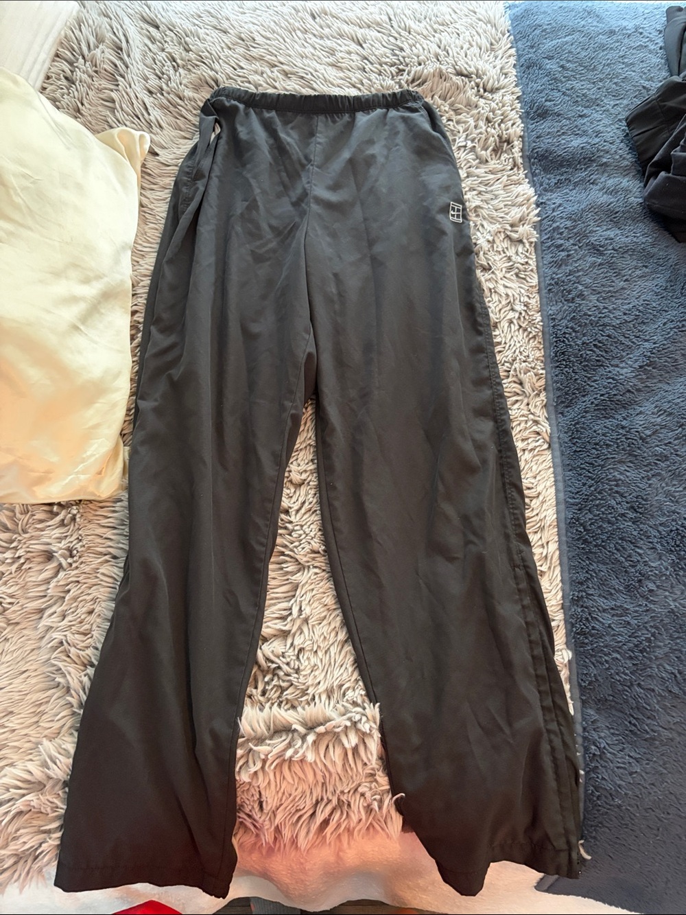 Nike Black Wide-Leg Track Pants